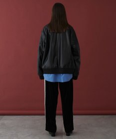 WEGO 【ユニセックス着用ITEM】エコレザーMA－1