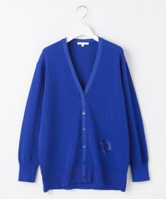 自由区 【カタログ掲載・洗える】エンブレムニット カーディガン