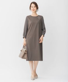 自由区 【XSサイズ～/洗える】WASHABLEPONTE シフトワンピース