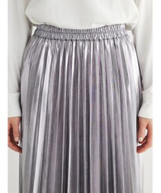 Green Parks ・ＥＬＥＮＣＡＲＥ　ＤＵＥ　メタリックプリーツスカート