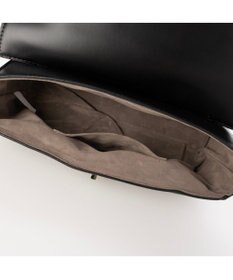 UNBILLION カシュカシュ cachecache / 横長スムース2wayショルダーバッグ