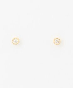 TOCCA 【WEB限定】FLORA K18 DIAMOND  K18 PIERCED EARRINGS K18 ダイヤモンド ピアス