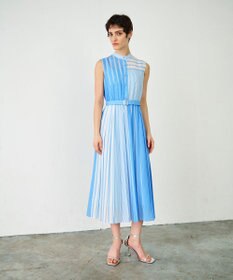 GRACE CONTINENTAL ストライププリントワンピース