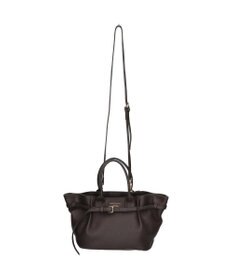 INTER-CHAUSSURES 【CHRISTIAN VILLA】レザーミディアムハンドバッグ