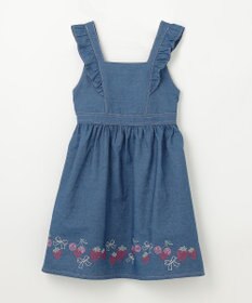 ANY KIDS 【チェリーベリーシリーズ】フルーツ 刺繍 ジャンパースカート