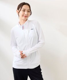 OP／FILA 【FILA】ラッシュガードブロックメッシュ スタンドカラージャケット