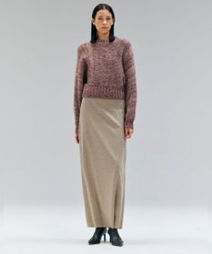 BEIGE， MARANA / モヘア混ミックスドルマンニット