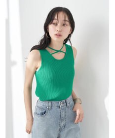 earth music&ecology レイヤリングニットタンクトップ