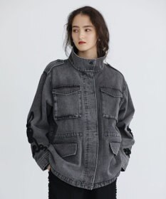 Green Parks ■ESCAR デニムコード刺繍ジャケット