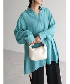 Green Parks ジャガードシアーシャツ