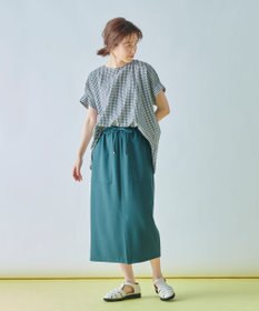 ANY 【洗濯機可能】ライトリネンクロス　チュニック