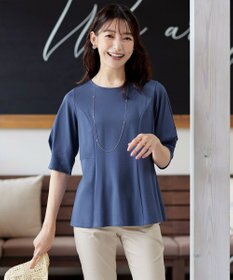 Tiaclasse L 【洗える】マトンスリーブカットソートップス