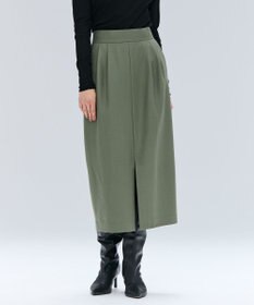 BEIGE， 【VERY NaVY12月号掲載】TERNES / 2タックウールスカート L.Khaki