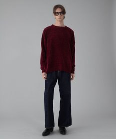 WEGO 【ユニセックス着用ITEM/MLサイズ展開】ベロアモールプルオーバー