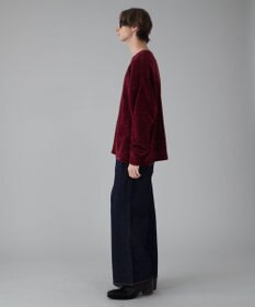 WEGO 【ユニセックス着用ITEM/MLサイズ展開】ベロアモールプルオーバー