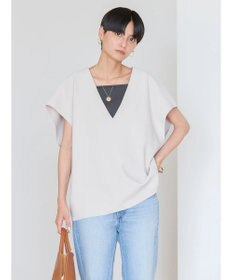 AMERICAN HOLIC クレープジョーゼットＶネックベスト