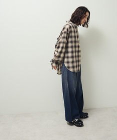 Green Parks ・ＥＬＥＮＣＡＲＥ　ＤＵＥ　チェックギャザーシャツ