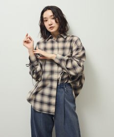 Green Parks ・ＥＬＥＮＣＡＲＥ　ＤＵＥ　チェックギャザーシャツ