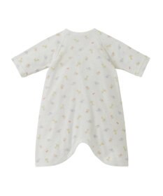 MIKI HOUSE HOT BISCUITS 【50-60cm】 フライス コンビ肌着 プリント柄