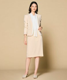 BEIGE， 【洗える・L-size】EVA / ボウタイロングスリーブブラウス