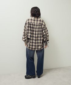 Green Parks ・ＥＬＥＮＣＡＲＥ　ＤＵＥ　チェックギャザーシャツ