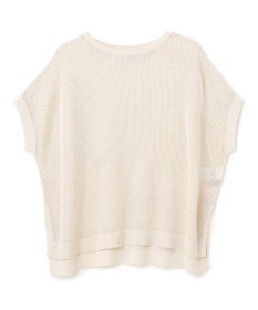 UNFILO L メッシュ ハーフスリーブ ニット