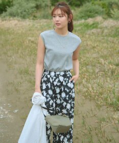 ANY L 【洗濯機可/ウエストゴム】プリントパンツ