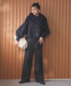 UNFILO 【UNFILO DENIM】撥水ストレッチ ワイドストレートデニム