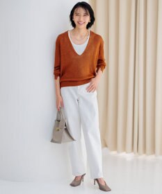 23区 【CLASSY.6月号掲載/洗える】23区DENIM コクーンシルエット パンツ