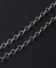 WEGO Mステンレスマンテルチェーンネックレス