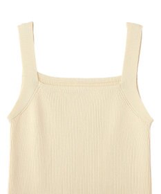 earth music&ecology リブニットタンクトップ