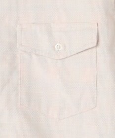 J.PRESS MEN Ｗフェイス キャラメルコールバンドカラー シャツ