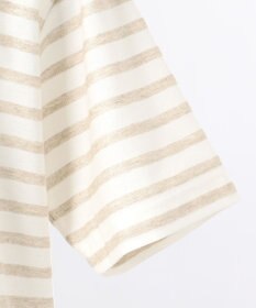 JOSEPH ABBOUD MOUNTAIN 【SPACE】OGリネンボーダー Tシャツ