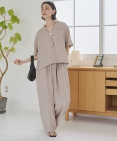 WEGO 【ANGIE VINTAGE】接触冷感イージーパンツ