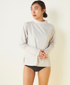 OP／FILA 【ocean pacific】モックネックラッシュガード付き 水着5点セット