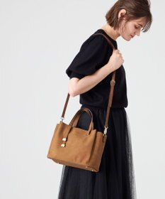 LA BAGAGERIE 【MONICA】ボウタイリボンハンドバッグ