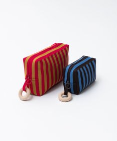 TRICOTE ストライプポーチM