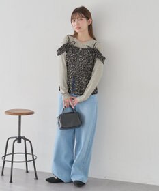 earth music&ecology 微シアーメロープルオーバー