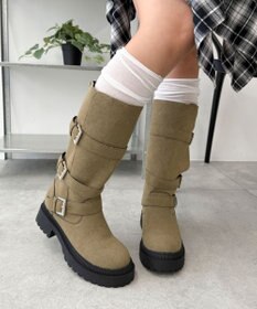 WEGO サイドベルトロングブーツ