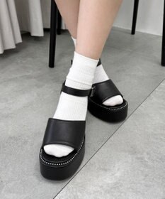 WEGO ヒールデザインサンダル