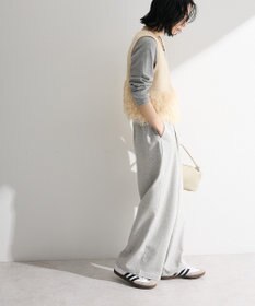 Green Parks タックワイドスウェットパンツ