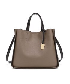 style code 【MERCURYDUO/マーキュリーデュオ】ラージポケット　2WAY ラージトートバッグ　キーリングチャーム付き