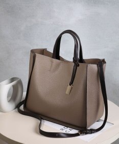 style code 【MERCURYDUO/マーキュリーデュオ】ラージポケット　2WAY ラージトートバッグ　キーリングチャーム付き