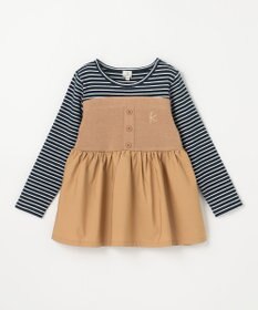 組曲 KIDS 【110-140㎝】ビスチェドッキング Tシャツ