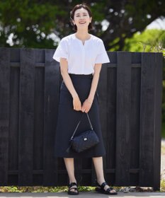 J.PRESS LADIES 【接触冷感・吸水速乾】MULTI EFFECT JERSEY フレアースリーブ カットソー