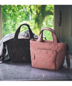 TOCCA 【撥水】CHECKER CLOVER QUILT BAG トートバッグ