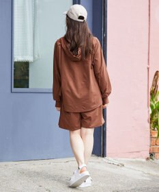 Feroux 【接触冷感・UVカット・吸水速乾】ラッシュガードフリル パーカー