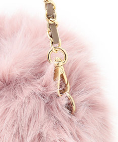 23区 【見上愛さん着用】フェイクファー チャーム バッグ