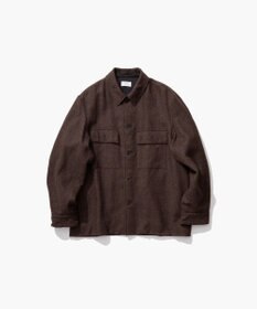 ATON ALPACA HOUND TOOTH | CPOジャケット - UNISEX