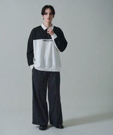 WEGO ドルマンポンチハーフZIPプルオーバー